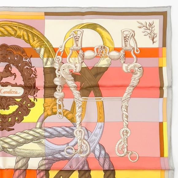 NWT Hermes Scarf Carré 90 "Della Cavalleria" Scarf2 - Picture 9 of 11